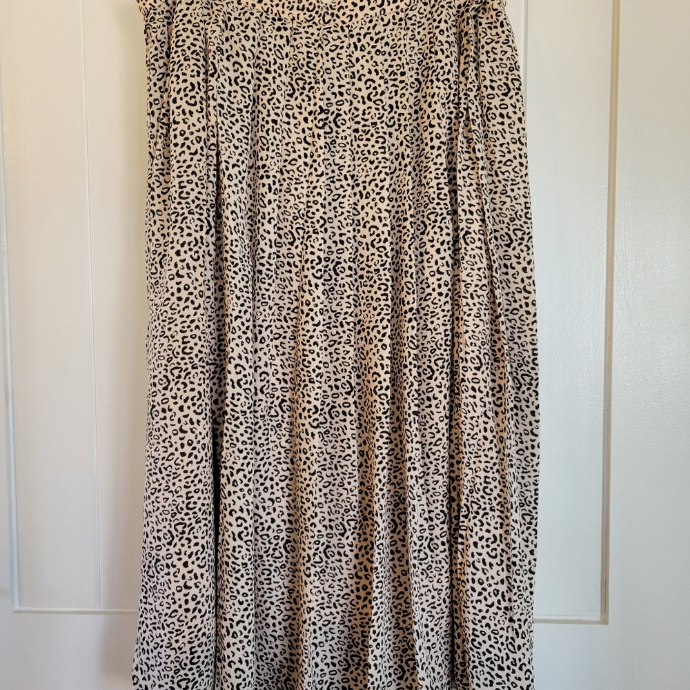 Animal print skirt